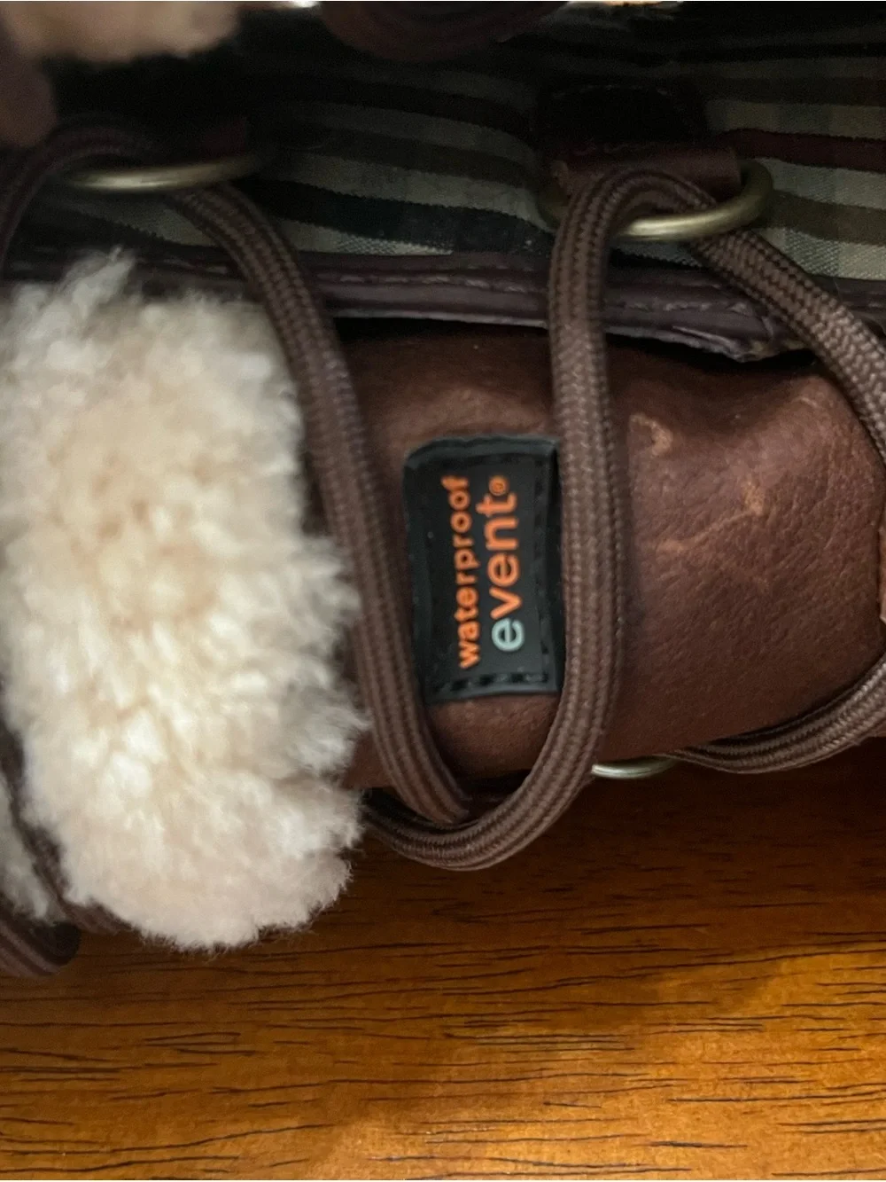 UGG Cream Shearling-Lined Boot Interior